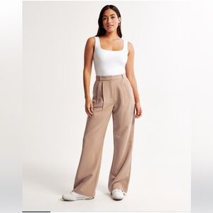 Abercrombie and Fitch Sloane Tailored Pant - Tan